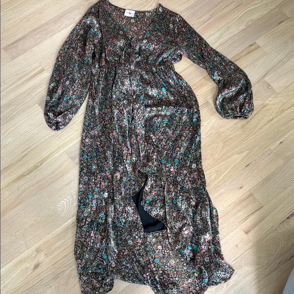 Buddy Love Asymmetrical Floral Dress - Multicolor